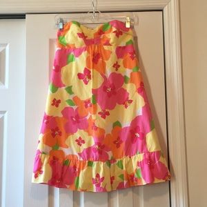 Lily Pulitzer strapless dress